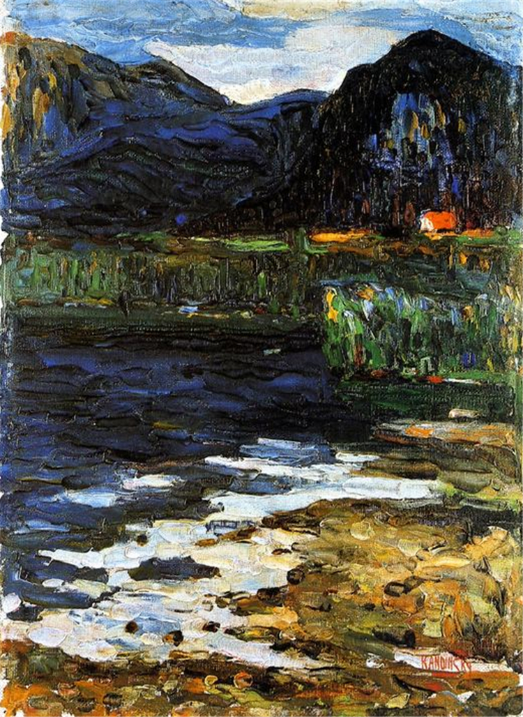 Kochel - Schlehdorf 1902 Wassily Kandinsky Abstract Painting